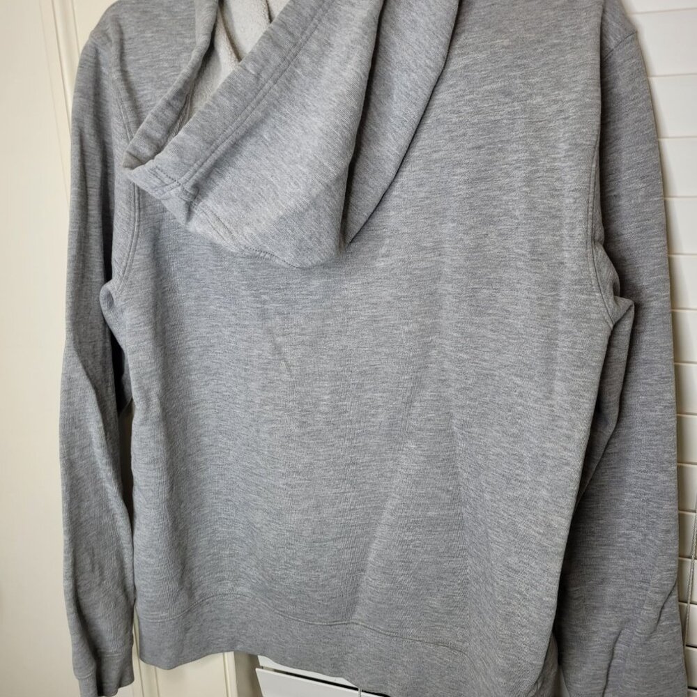 Champion Pullover Sweatshirt Gray Hooded Pocket M bloke normcore grandpa bloke M - Picture 2 of 5
